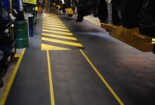 Thumbnail - supratile added to autoshop - grey with yellow warning stripes
