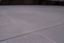 Thumbnail - close up of grey supratile interlocking floor tiles