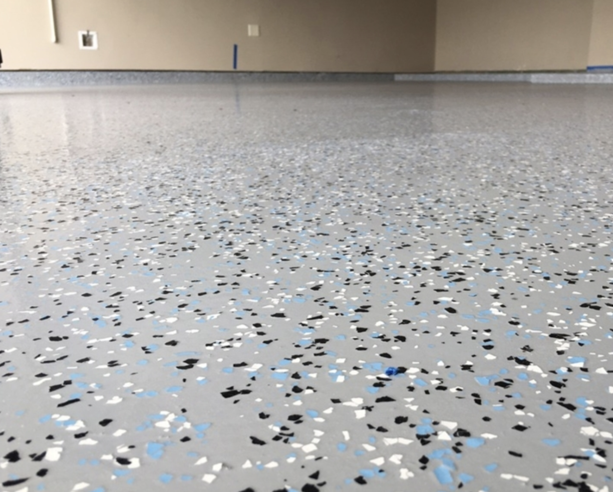 This DIY Installed White Epoxy Coating by ArmorPoxy is Stunning